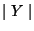 \ensuremath{\mid Y \mid}